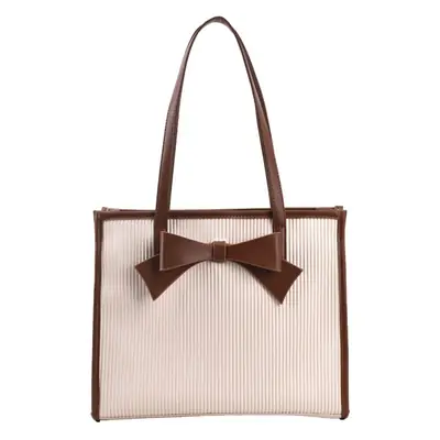 Women Large Capacity Shoulder Bag Commuter Style Satchel Tote