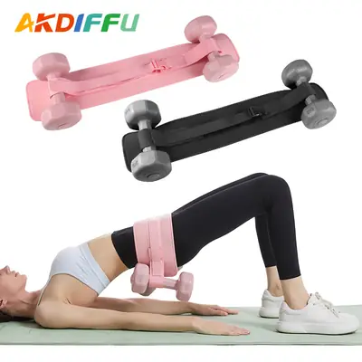 Spot Yoga Belt Dumbbell Cantilever Abdominal Suspension Training Belt Waist Fitness Hip Thrust Weight-Bearing Belt