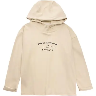 2025 Boys Hooded Thermal T-Shirt Black