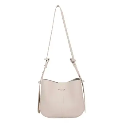 Women's Tan Bucket Bag with Crossbody Strap 2025