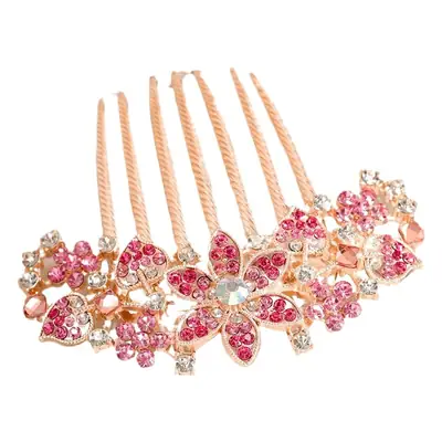 Japanese Korean Hair Clip with Diamond Bangs Updo