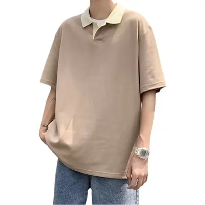 Men's Polo Shirt Black Olive Green 2024