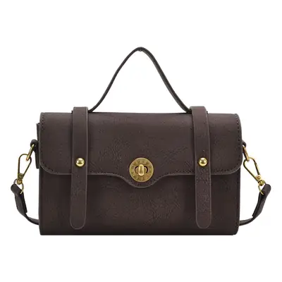 Women's Retro Messenger Bag Brown Shoulder Bag 2023