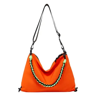2026 Women Canvas Crossbody Bag Orange Green Embroidery