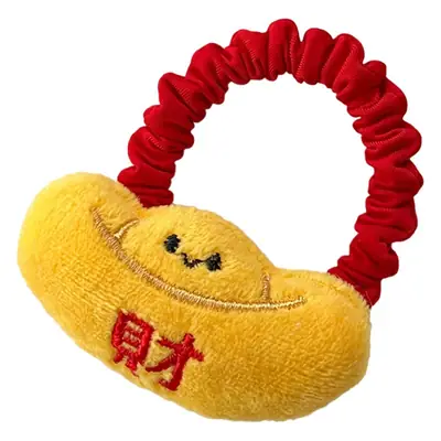 New Year Fortune Ingot Hair Ring Clip for Girls