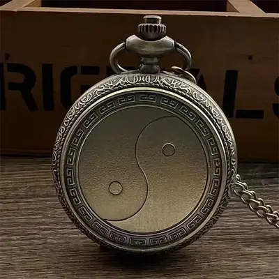 Epoxy Quartz Pocket Watch with Twelve Constellation Design