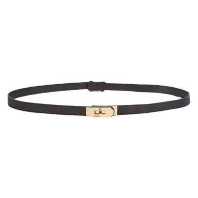 Narrow Waist Lock Belt for Men Women Adjustable