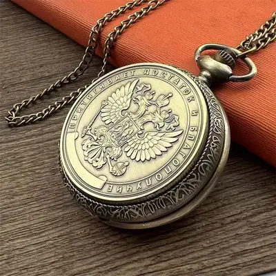 New Cross-Border Pocket Watch with 12 Constellation Embellishment