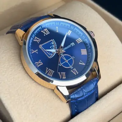 Guberson Quartz Men's Watch Waterproof Luminous Calendar