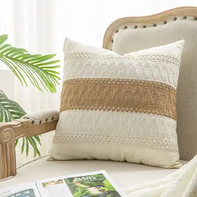 New Cotton Linen Boho Pillow Crossbody Sofa Decor