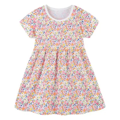 Girls Floral Princess Dress Summer New