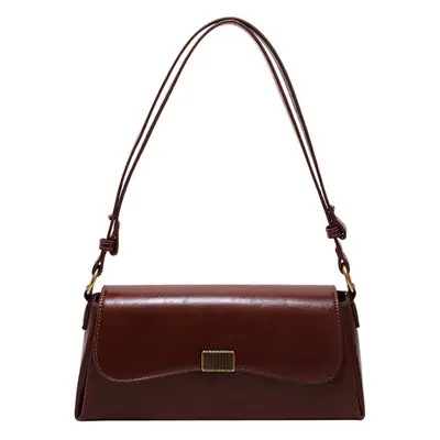 Women's Large Capacity Brown Leather Messenger Bag