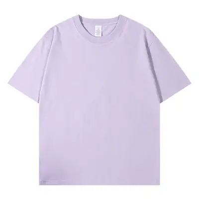 Women Cotton Grey T-Shirt Loose Fit Short Sleeve