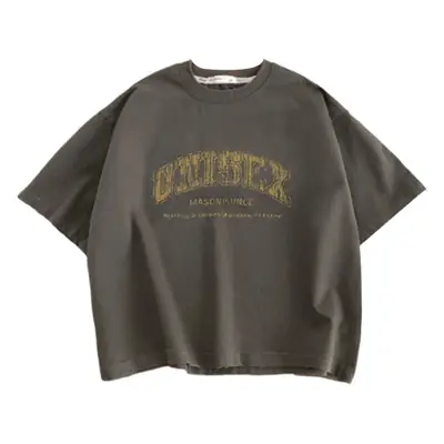Spr. Kids Boys Letter T-Shirt Grey 2026