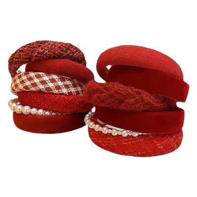 Autumn Red Headband for Women 2023