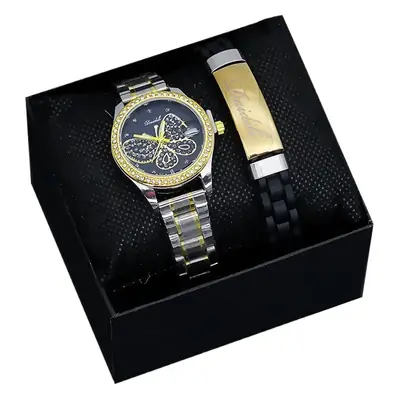 Women's Butterfly Design Quartz Watch Gold Bracelet