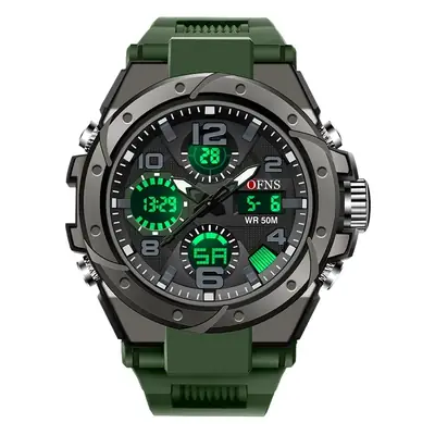 Ofns Tactical Multi-Function Chronograph Watch Black Waterproof