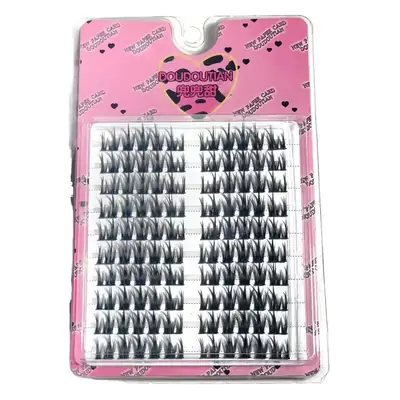 Wet Painting False Eyelashes Single Cluster Thick Curling