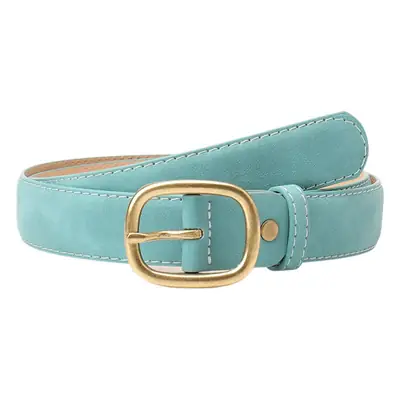 Retro Women's Bronze Belt with Gold Buckle