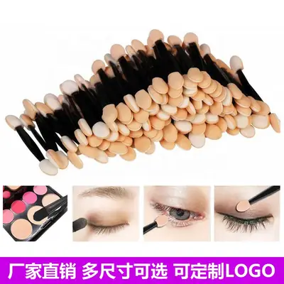 Factory Wholesale Eye Shadow Sticks Double Head Latex Sponge Brushes