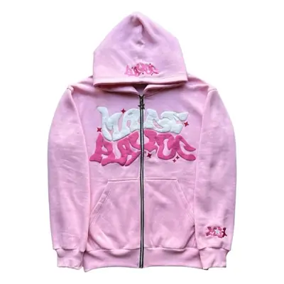 2024 Y2K Gothic Hoodie Set Women Zipper Hoodie