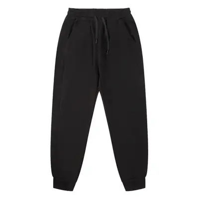 Men's Grey Loose-Fitting Cotton Trousers Spring Autumn