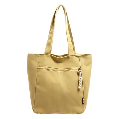 Women Canvas Tote Bag Large Capacity Gold 2023
