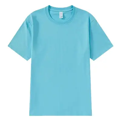 Men's Pure Cotton Beige T-Shirt Round Neck