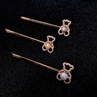 Gold Pearl Hairpins for Women 2024 New Arrival