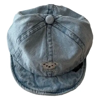 Yipan Kids Denim Bear Spring Hat Set of 3
