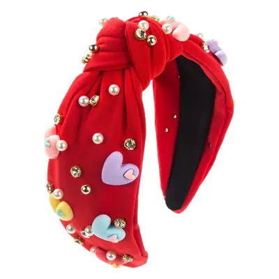 Green Heart Decorated Hair Hoop for Women