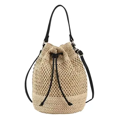 Hand-Woven Straw Bag for Women Large Capacity Vacation Bag