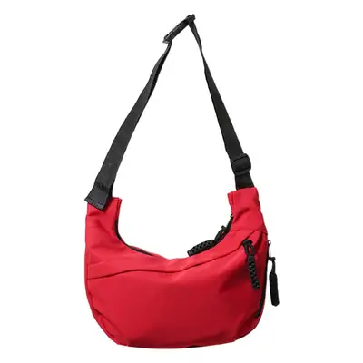 Red Nylon Crossbody Bag for Men Women 2024