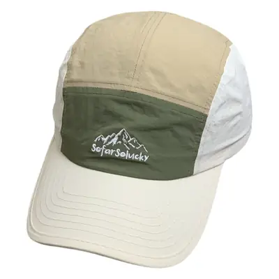 Japanese Retro Blue Orange Mountain Cap Summer Sun-Proof