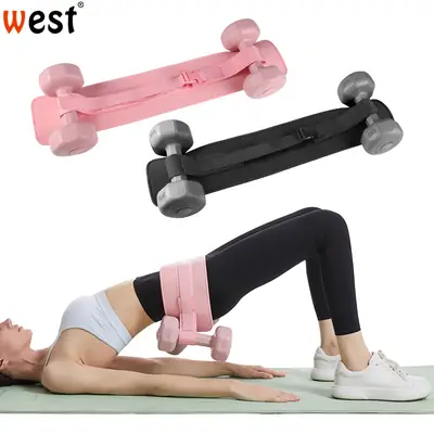 Hip Training Belt Pink Black Grey Adjustable Weight