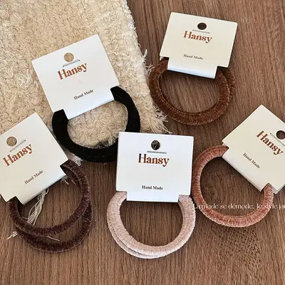 Velvet Hair Rope Rubber Band for Women, Durable & Stylish