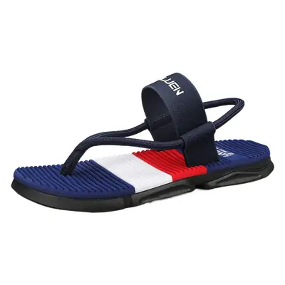 Men's Black Green Casual Sandals with Soft Soles