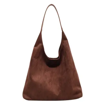 Frosted Leather Shoulder Bag Large Capacity 2023