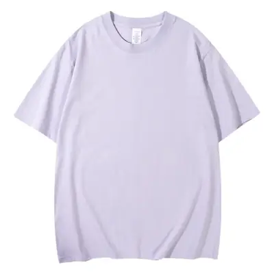 Women Cotton Plain T-Shirt White Round Neck Short Sleeve