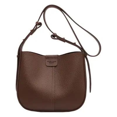 Vintage Brown Bucket Bag for Women Large Capacity Messenger Bag