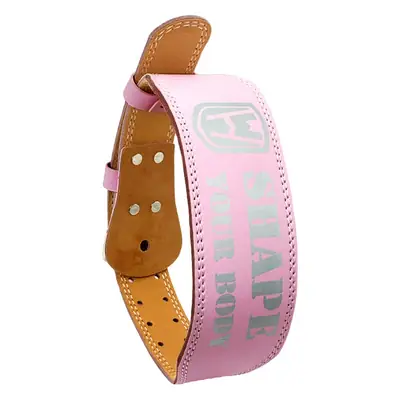 Pink PU Leather Waist Belt for Men Women