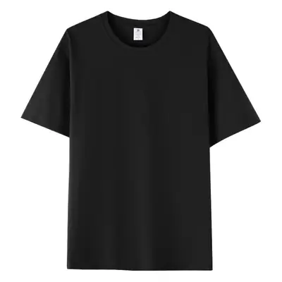 Men Cotton T-Shirt Grey Short Sleeve 230g