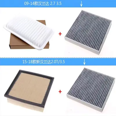 Suitable for Toyota Weichi Camry Corolla Carolina double Qing Lei Ling air conditioning filter grid car filter element
