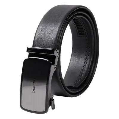 Men's Black Alloy Belt with Automatic Buckle D1U039