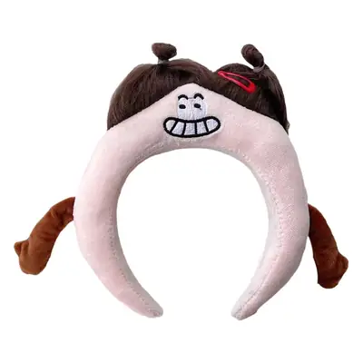Plush Monster Headband with Big Mouth Design