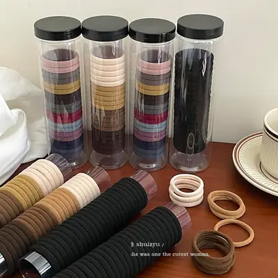High-Elastic Rubber Hair Rope for Women, No Harm, Hair Ties