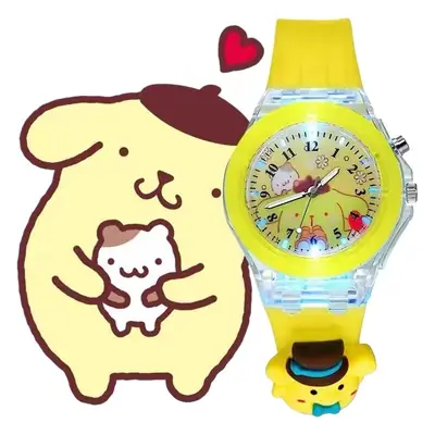 Sanrio Children's Luminous Watch Kuromi Cartoon Luminous Quartz Watch Wholesale Sanrio Authorized Cartoon Watch