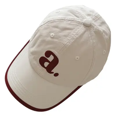 Purple Knitted Baseball Cap for Girls with 'Y' Logo