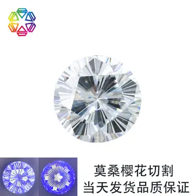 Moissanite Round Cut Crystal Stone for Jewelry