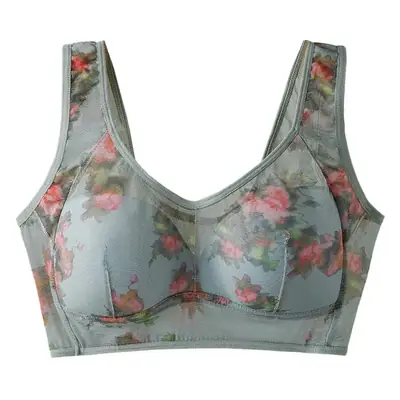 Spring & Summer Lace Mesh Push Up Bra Full Cup